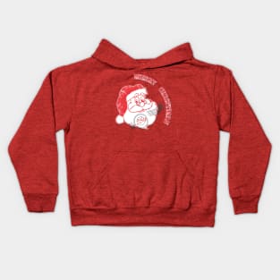 Santa Claus Merry Christmas Kids Hoodie